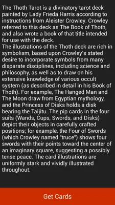 Thoth Tarot android App screenshot 4